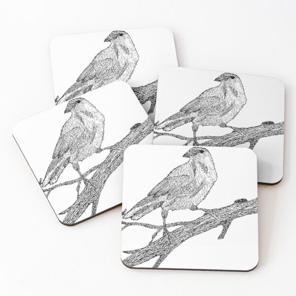 Item preview, crow but chilling on a branch designed and sold by SpriteDesigns.