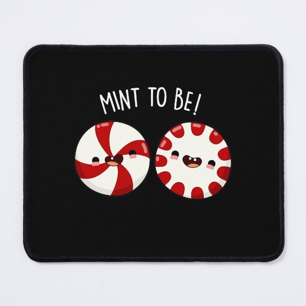 Item preview, Mint To Be Funny Candy Puns (Dark BG) designed and sold by punnybone.