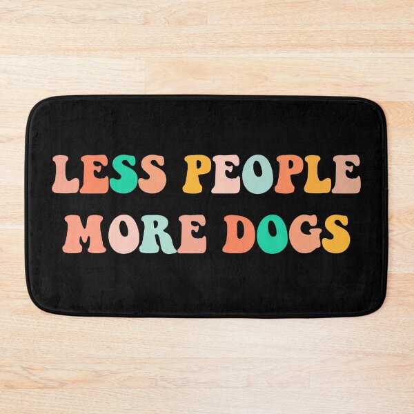 Item preview, Less people more dogs sticker, Rescue dog Sticker Laptop Decals, inspirational for Water Bottles and Laptops designed and sold by TomorrowQuotes.