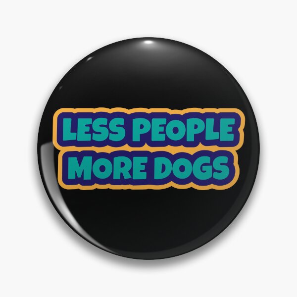 Item preview, Less people more dogs sticker, Rescue dog Sticker Laptop Decals, inspirational for Water Bottles and Laptops designed and sold by TomorrowQuotes.