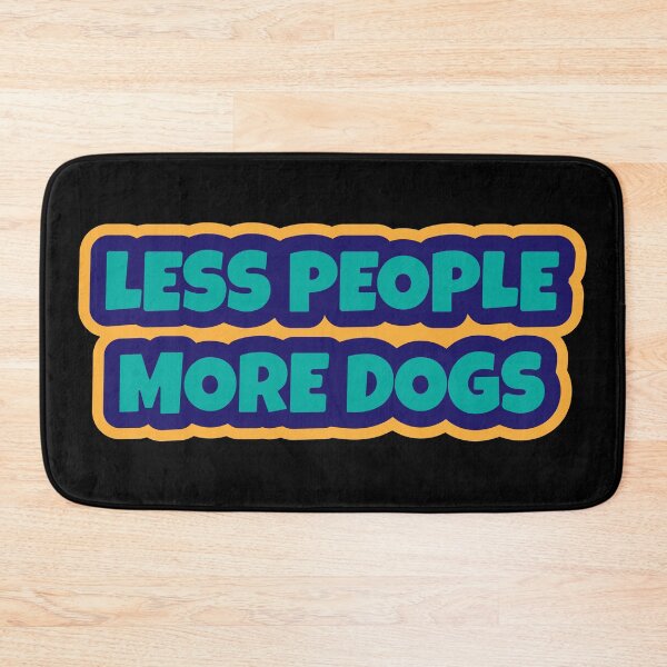 Item preview, Less people more dogs sticker, Rescue dog Sticker Laptop Decals, inspirational for Water Bottles and Laptops designed and sold by TomorrowQuotes.