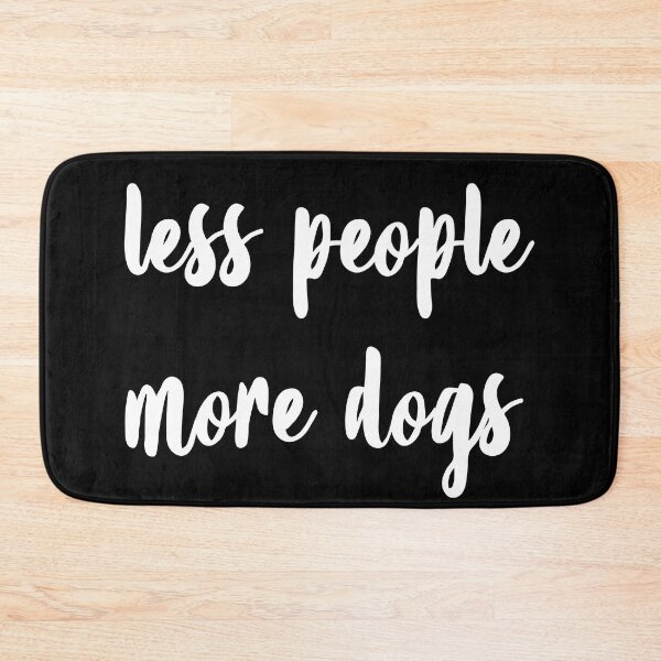 Item preview, Less people more dogs sticker, Rescue dog Sticker Laptop Decals, inspirational for Water Bottles and Laptops designed and sold by TomorrowQuotes.