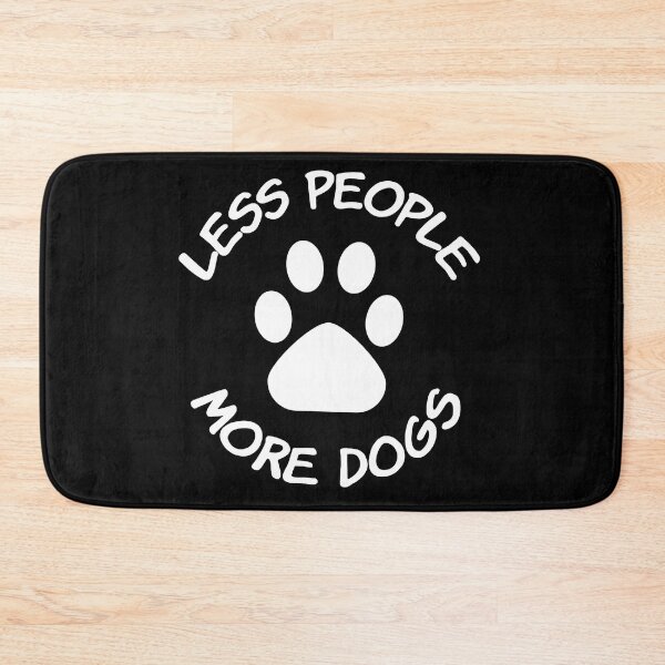 Item preview, Less people more dogs sticker, Rescue dog Sticker Laptop Decals, inspirational for Water Bottles and Laptops designed and sold by TomorrowQuotes.