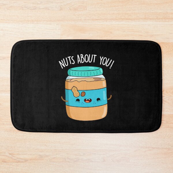 Item preview, Nuts About You Funny Peanut Butter Puns (Dark BG) designed and sold by punnybone.
