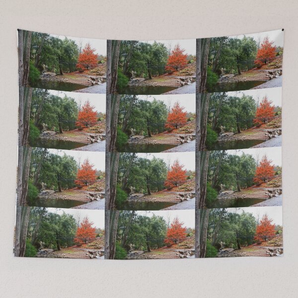 Item preview, Suspension Bridge At Abercrombie designed and sold by Evita.