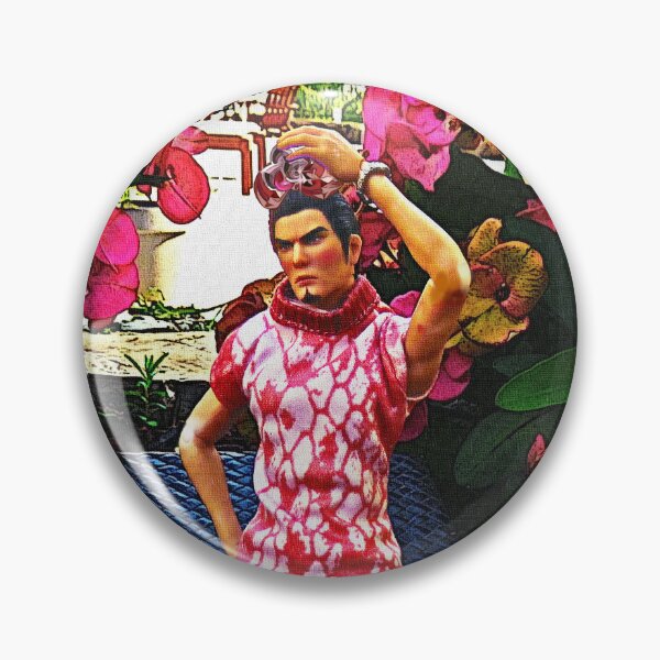 Item preview, Majima's painting of Kiryu-chan inbetween flowers designed and sold by MajimaIsland.
