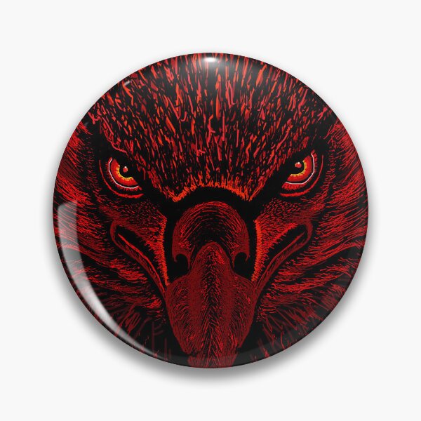 Item preview, AWESOME INTENSE EAGLE PORTRAIT dk red designed and sold by THE AMERICAN TEEVANGELIST.