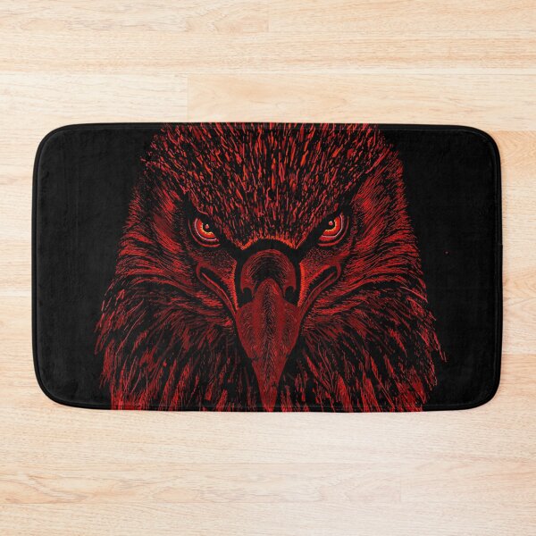 Item preview, AWESOME INTENSE EAGLE PORTRAIT dk red designed and sold by THE AMERICAN TEEVANGELIST.