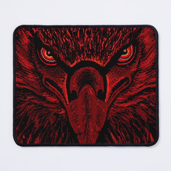 Item preview, AWESOME INTENSE EAGLE PORTRAIT dk red designed and sold by THE AMERICAN TEEVANGELIST.
