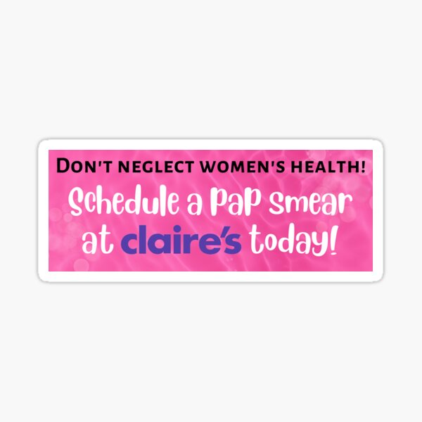 Aperçu de l'œuvre Autocollant pour pare-chocs de Claire's sur la santé des femmes créée et vendue par hyperfocusrach.