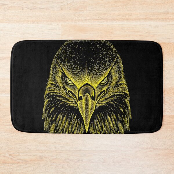 Item preview, AWESOME INTENSE EAGLE PORTRAIT yellow designed and sold by THE AMERICAN TEEVANGELIST.