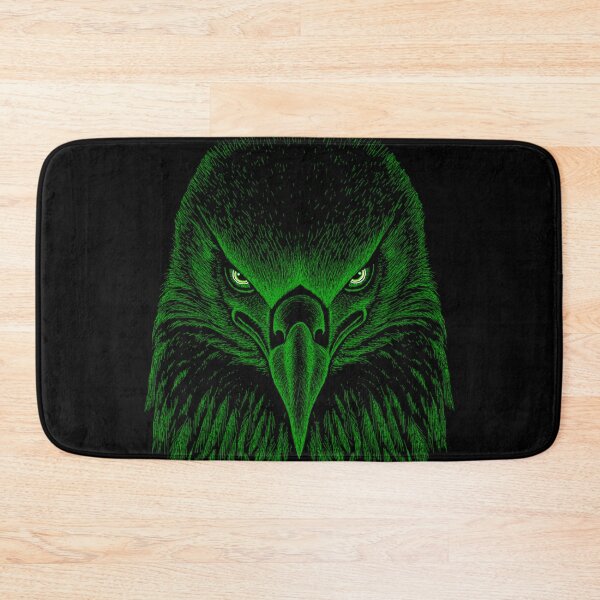 Item preview, AWESOME INTENSE EAGLE PORTRAIT green designed and sold by THE AMERICAN TEEVANGELIST.