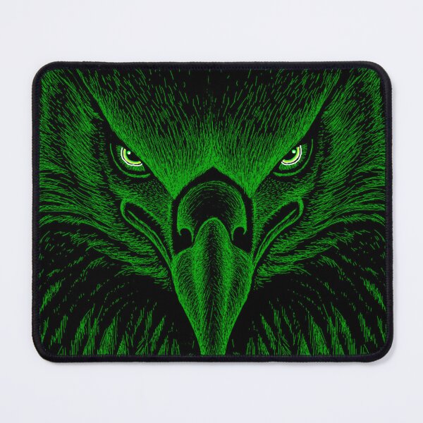 Item preview, AWESOME INTENSE EAGLE PORTRAIT green designed and sold by THE AMERICAN TEEVANGELIST.