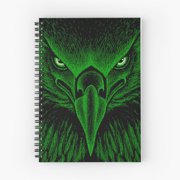 Item preview, AWESOME INTENSE EAGLE PORTRAIT green designed and sold by THE AMERICAN TEEVANGELIST.