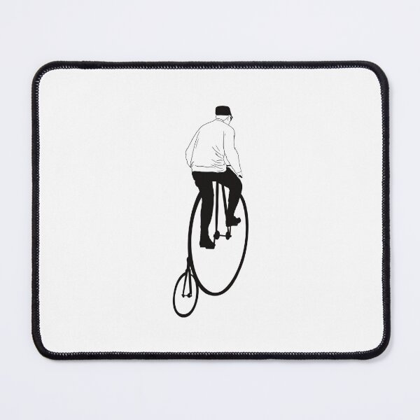 Item preview, A Man Riding an Old Classic Bicycle  designed and sold by Thaithanee.