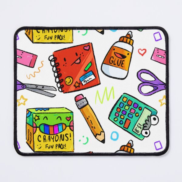 Item preview, Útiles escolares divertidos designed and sold by SwinginGraphics.