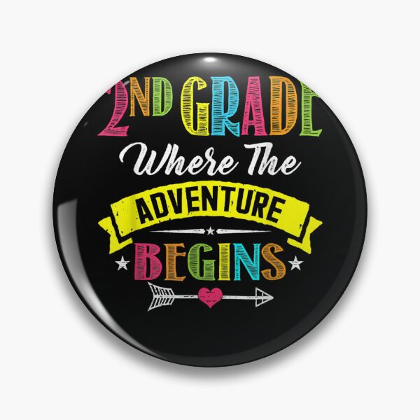 Item preview, 2nd Grade Where The Adventure Begins Back To School Student  designed and sold by charalphe.