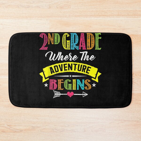 Item preview, 2nd Grade Where The Adventure Begins Back To School Student  designed and sold by charalphe.