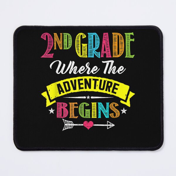 Item preview, 2nd Grade Where The Adventure Begins Back To School Student designed and sold by charalphe.