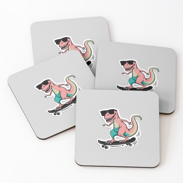 Item preview, Trex Riding A Skateboard Wearing Sunglasses designed and sold by Zestpond.