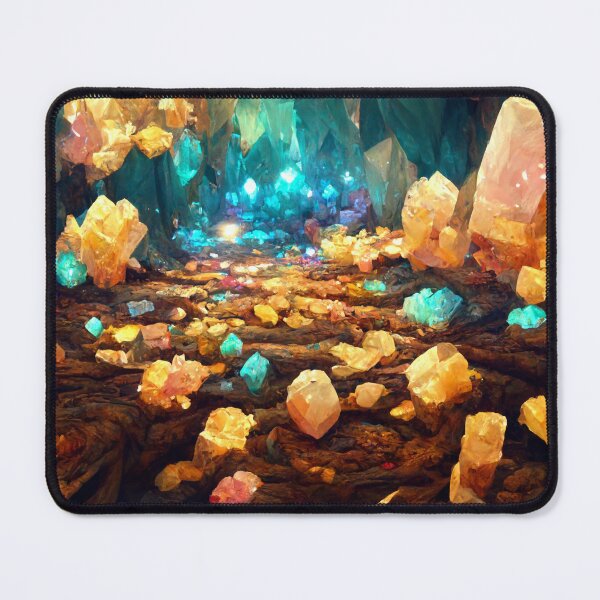 Item preview, Crystalline Cave Concept Art designed and sold by RadicalWombat.