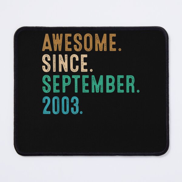 Item preview, 19 Year Old Gift Awesome Since September 2003 19th Birthday  designed and sold by charalphe.