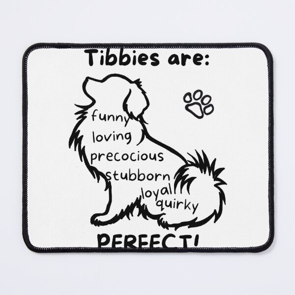 Item preview, Fun and Cute Tibbies are Perfect Design designed and sold by Monica C. Webster.