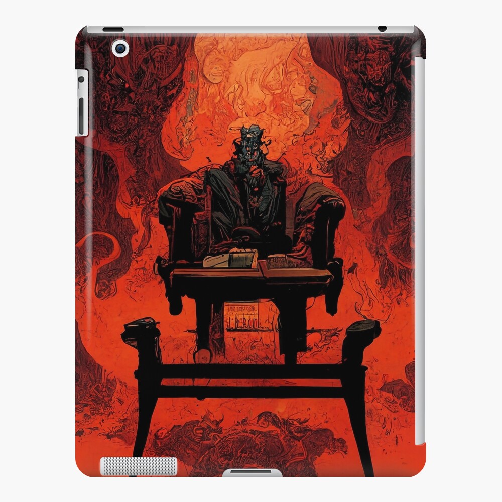 "Hades in a complaints Midjourney " iPad Case & Skin for Sale by