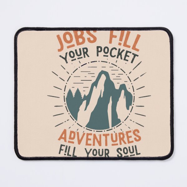 Item preview, Vintage Adventure Jobs Fill Your Pocket Fill Your Soul Art designed and sold by FraukeFreitag.