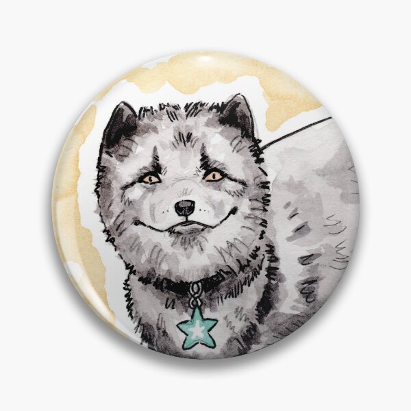 Item preview, Ianto Arctic Fox designed and sold by Heather Malone Illustration.