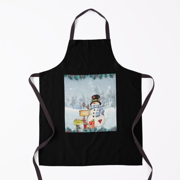 Item preview, Christmas Advice A Snowman Cardinal Birds And Gift designed and sold by FraukeFreitag.
