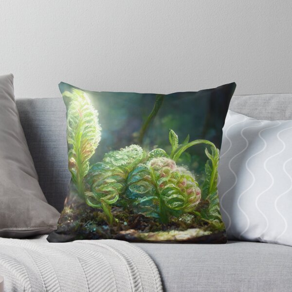 Item preview, Awakening / Ferns Unfurling in the Forest / Digital Painting designed and sold by RadicalWombat.
