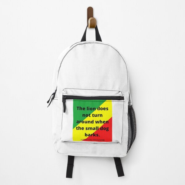 Item preview, African proverb- The lion does not turn around when the small dog barks designed and sold by AfricanProverbs.