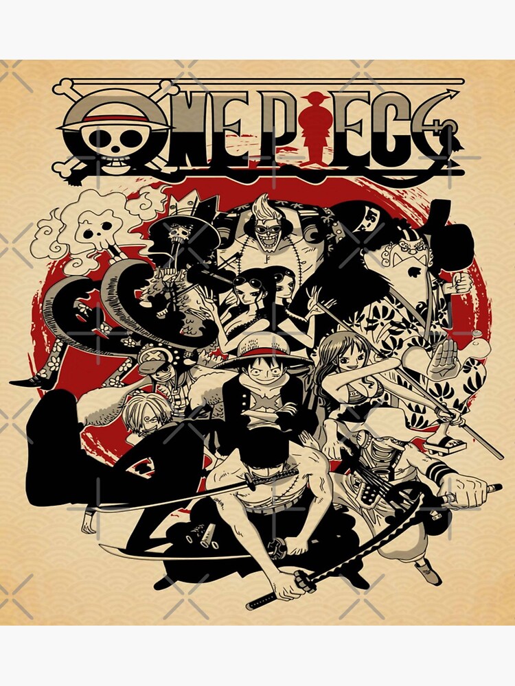 "One Piece Straw Hat Pirates" Sticker for Sale by Jeefart Redbubble