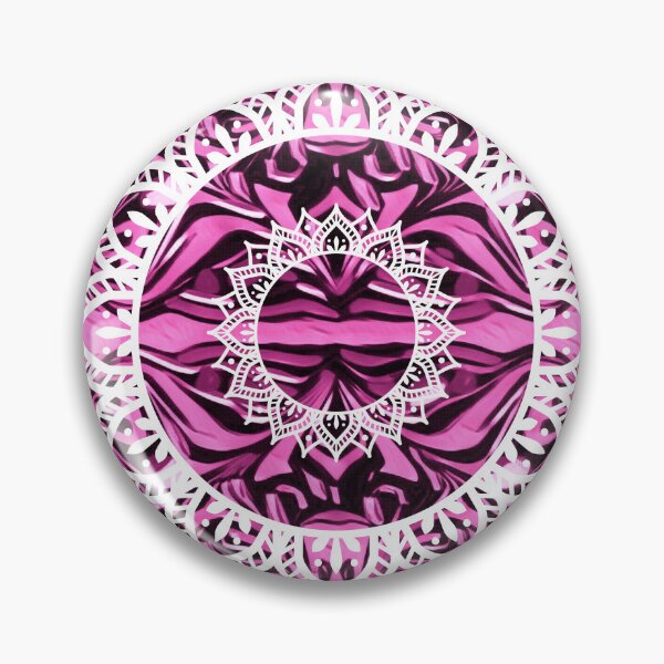 Artikelvorschau, Fluid Art Design - Marmortechnik Mandala Digital Pattern Pink entworfen und verkauft von AussieMuma.