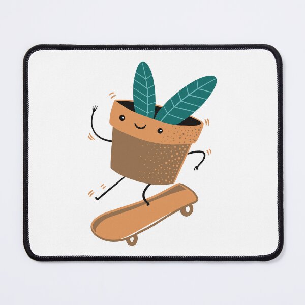 Item preview, Let's go skate boarding! potplant designed and sold by jasmineberry.