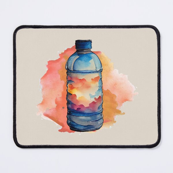 Item preview, Watercolor water bottle || Hydration painting designed and sold by MadSwellDesigns.