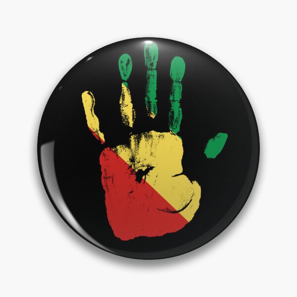 Item preview, Hand Republic of the Congo Flag Palm designed and sold by rafaeltto.