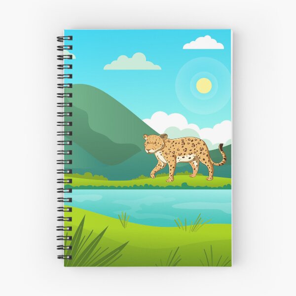 Item preview, Leopard walking near the lake designed and sold by Heygoodvibes.
