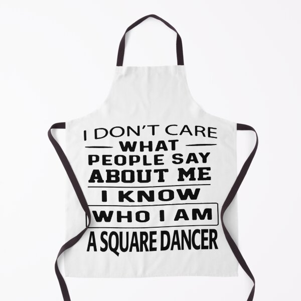 Item preview, I Don't Care BLK designed and sold by Square Dancing Gifts & Merchandise.