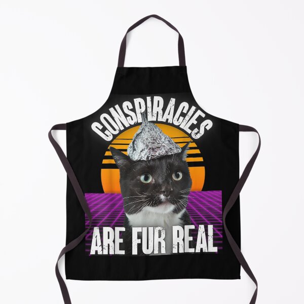 Item preview, Conspiracies Are Fur Real Tinfoil Hat Conspiracy Cat Funny designed and sold by charalphe.