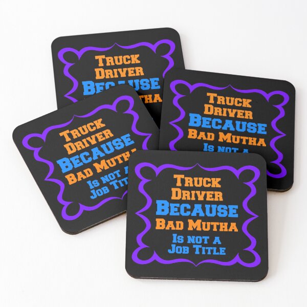 Item preview, Truck Driver Because Bad Mutha Is Not A Job Title  designed and sold by Lartheviking.