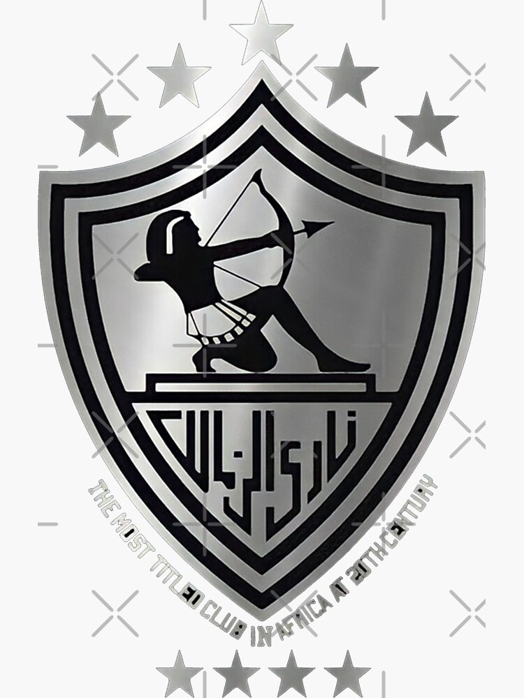 "Zamalek a Zamalek a Zamalek" Sticker for Sale by Jajaer Redbubble