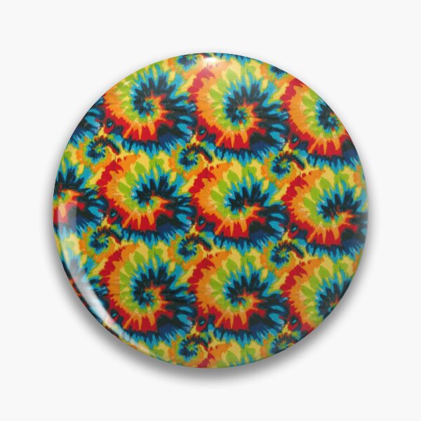 Item preview, Rainbow Tie Dye Hippie Spiral Shape designed and sold by OttilieHess.