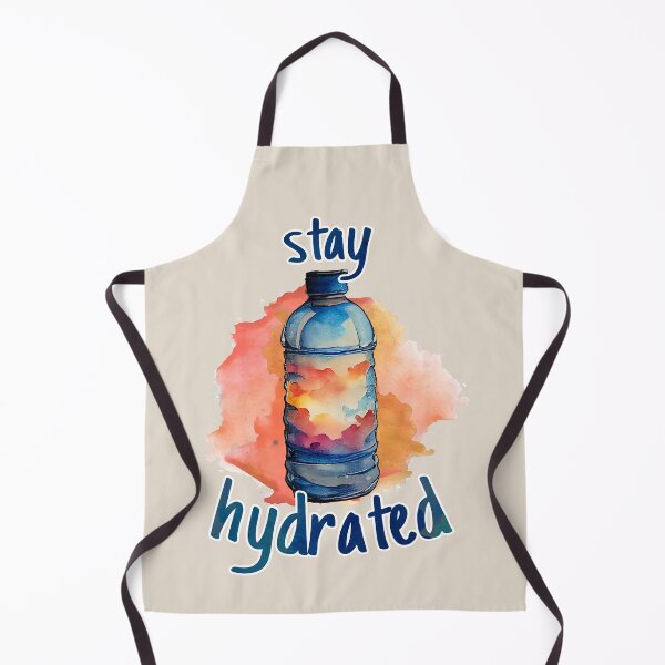 Item preview, Stay hydrated || Watercolor water bottle designed and sold by MadSwellDesigns.