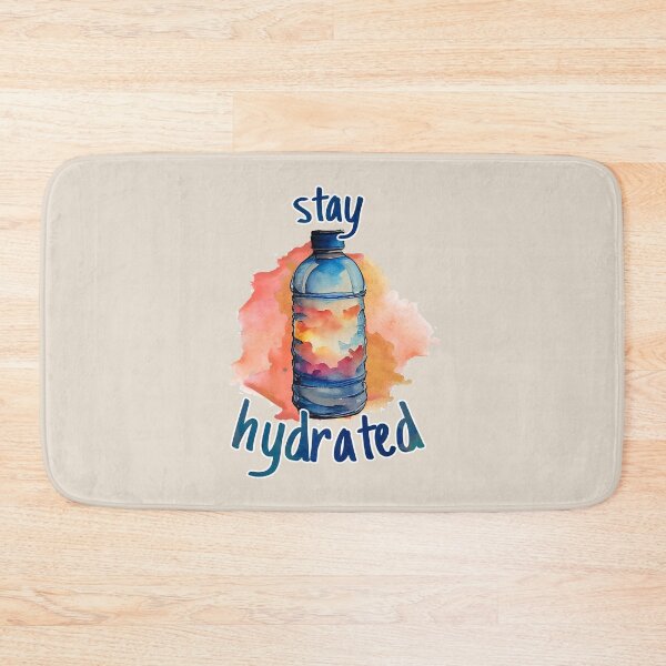 Item preview, Stay hydrated || Watercolor water bottle designed and sold by MadSwellDesigns.