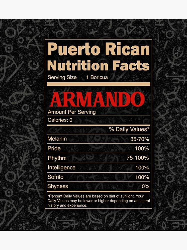 "Puerto Rican Flag Take It Easy Nutrition Facts Puerto Rican Coqui Frog