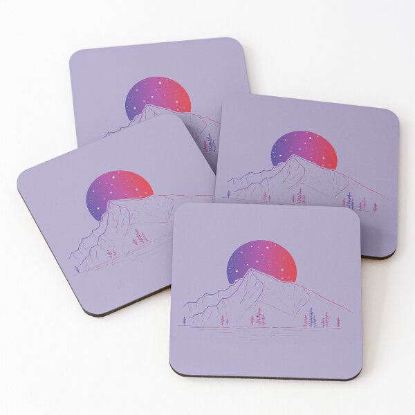 Item preview, Copy of travel van moon retro silhouette mountains designed and sold by XXgooddeedXX.