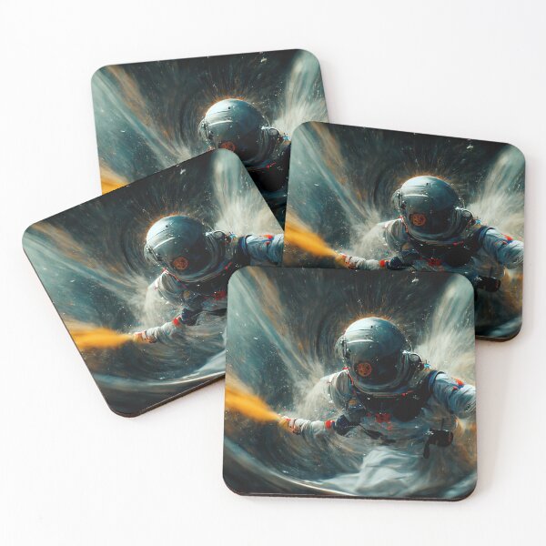 Item preview, Astronaut through the vortex Midjourney  designed and sold by AICustomArt ⭐⭐⭐⭐⭐.