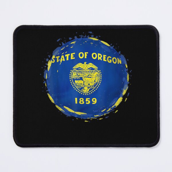 Item preview, State Of Oregon 1859 Paint Blotch State Seal Crest Usa Pride designed and sold by charalphe.